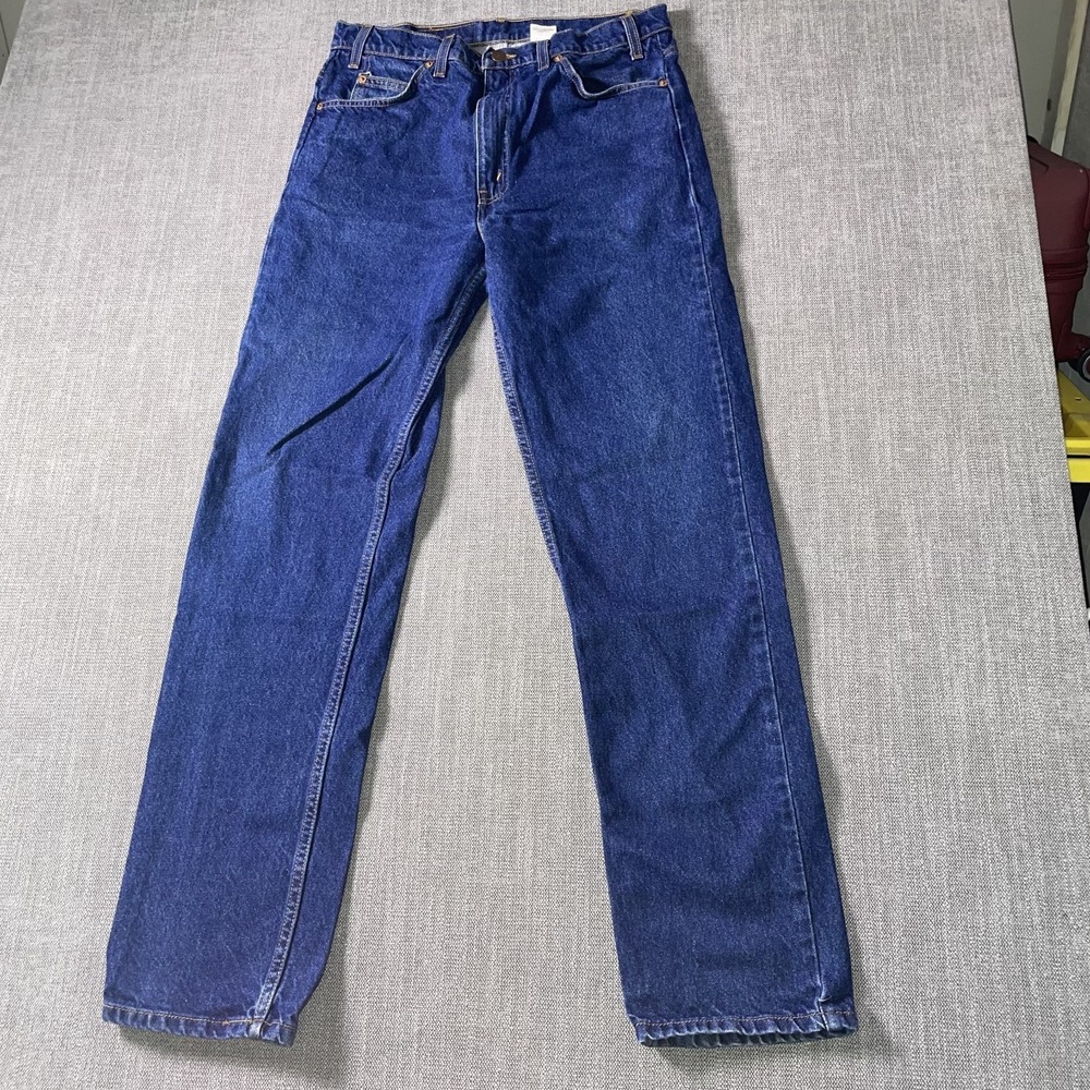 Levi's 505 Regular Fit Jeans Mens 34x34 Blue Denim Medium Wash Straight Leg